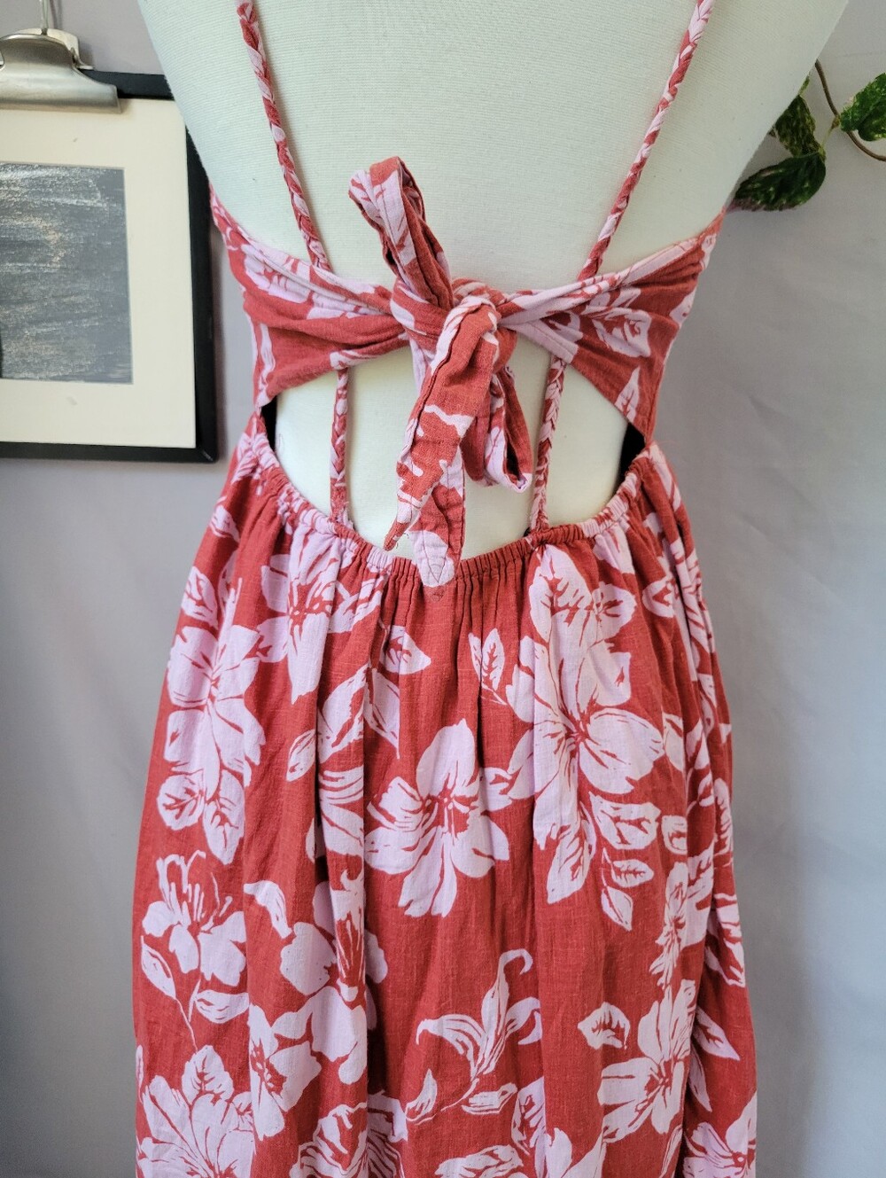 Free People The Perfect Sundress Floral Watermelon Combo XS - Picture 9 of 16